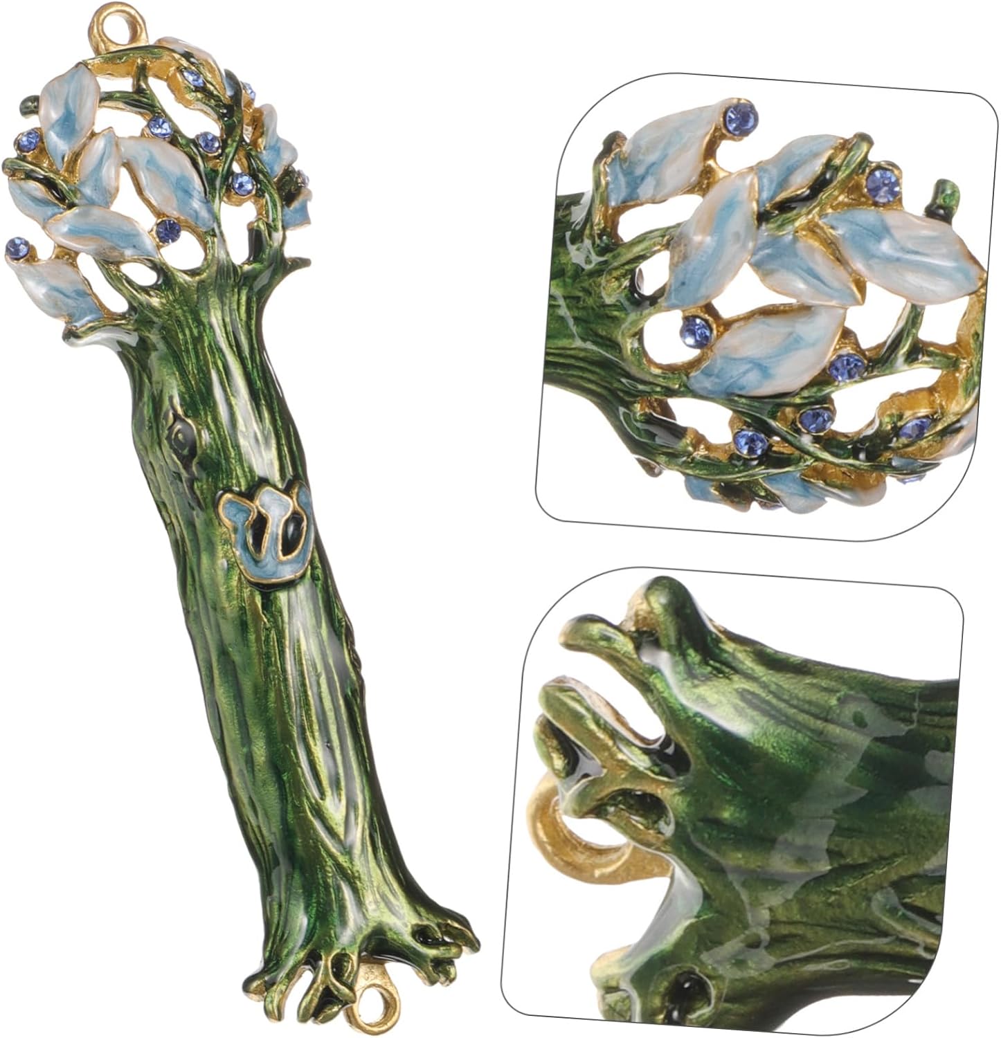 Yardenfun Vintage Metal Mezuzah Plaque for Door Decoration