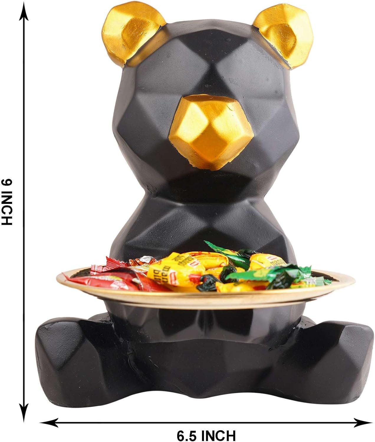 TAKEME Sales India Cool Dog Showpiece with Plate for Home Decor Item