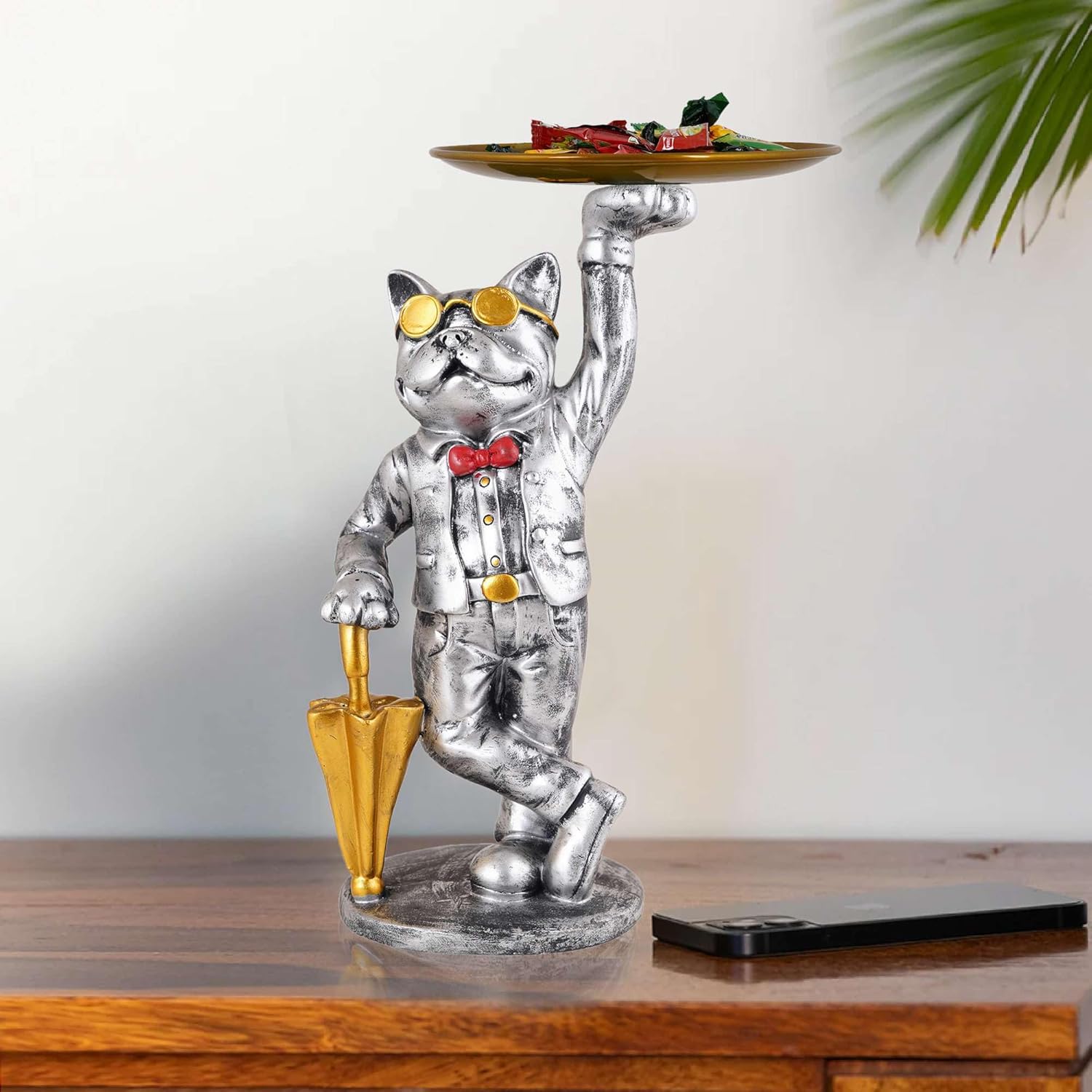 Cute Cool Dog Sculpture for Home Decor Showpiece