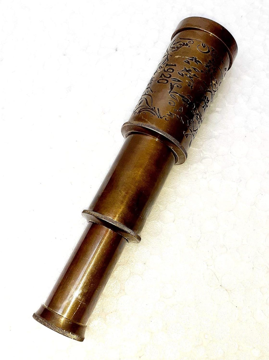 6 Inch Brass Telescope Home Decor Item