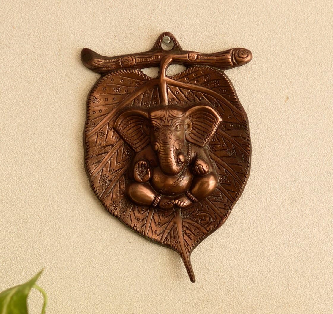 Lord Ganesha Metal Wall Sculpture - 55x05x85 Inches
