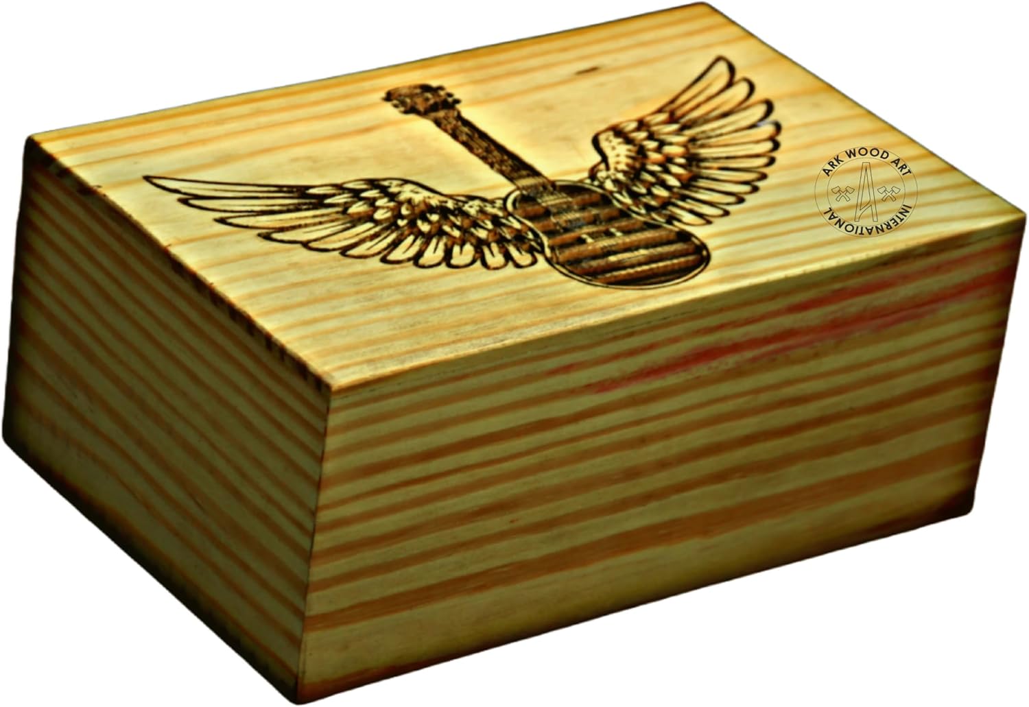 Guitar Musical Lovers Urns - Handmade Wooden Ashes Urn
