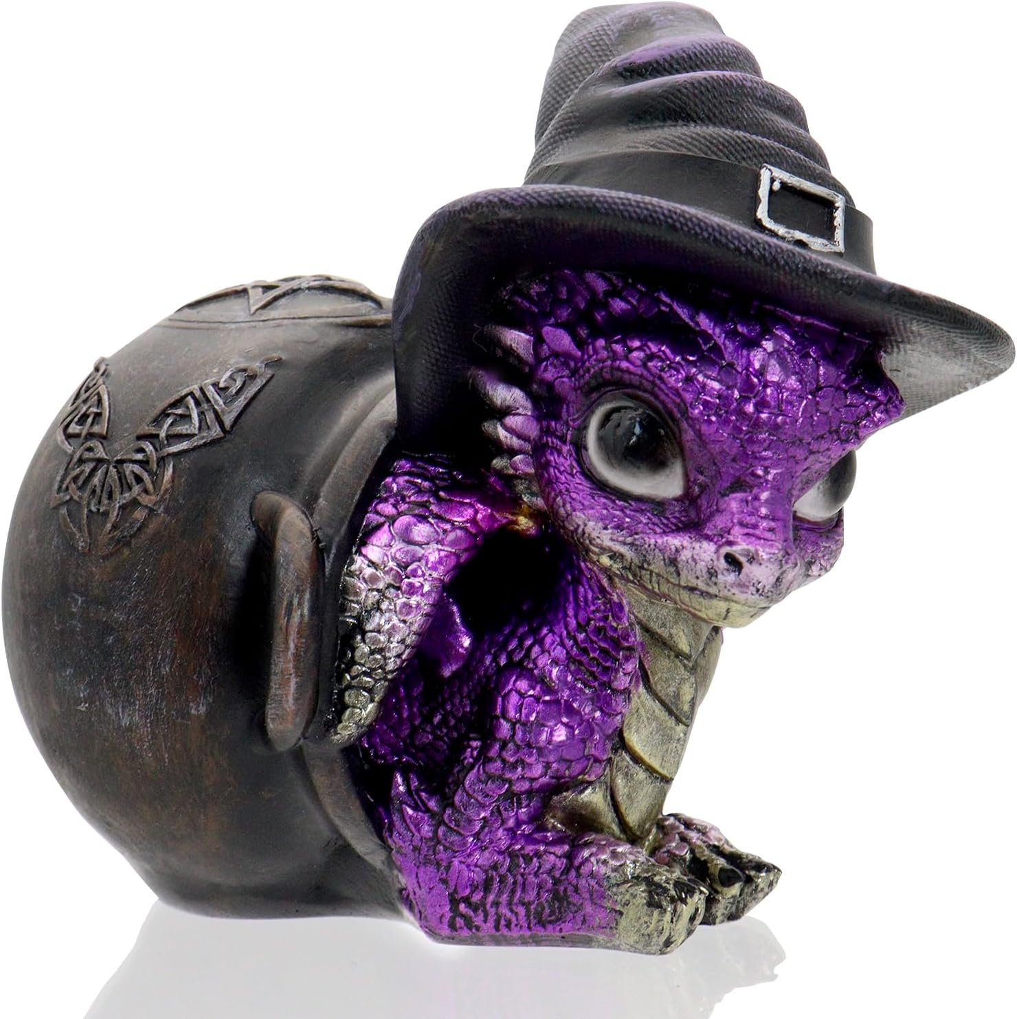 Mini Purple Dragon Figurine - Fantasy Decor