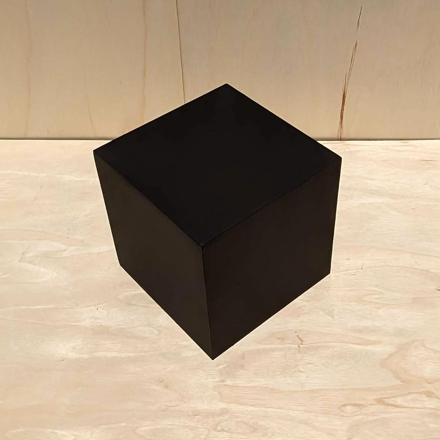 12x12x12 Matte Black Display Cube Stand