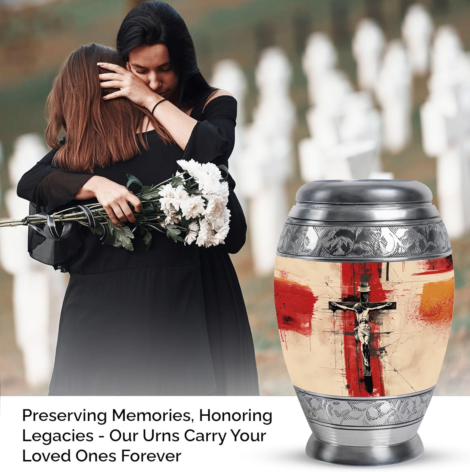 Military Urns Funeral Urns - Adult Small Decorative Urns Combo