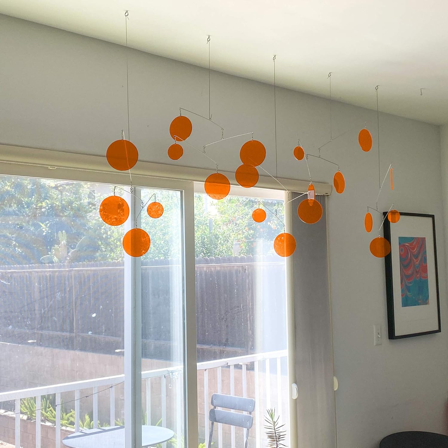 Atomic Mobiles The Exquisite Clear Orange Kinetic Mobile