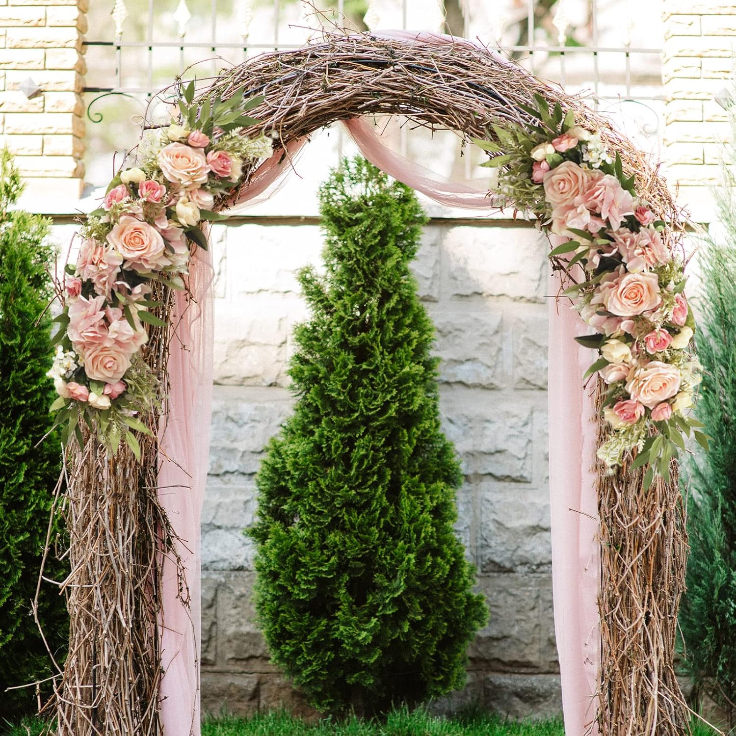 Treetdov Rose Swag Flowers Wedding Arch Artificial Decor