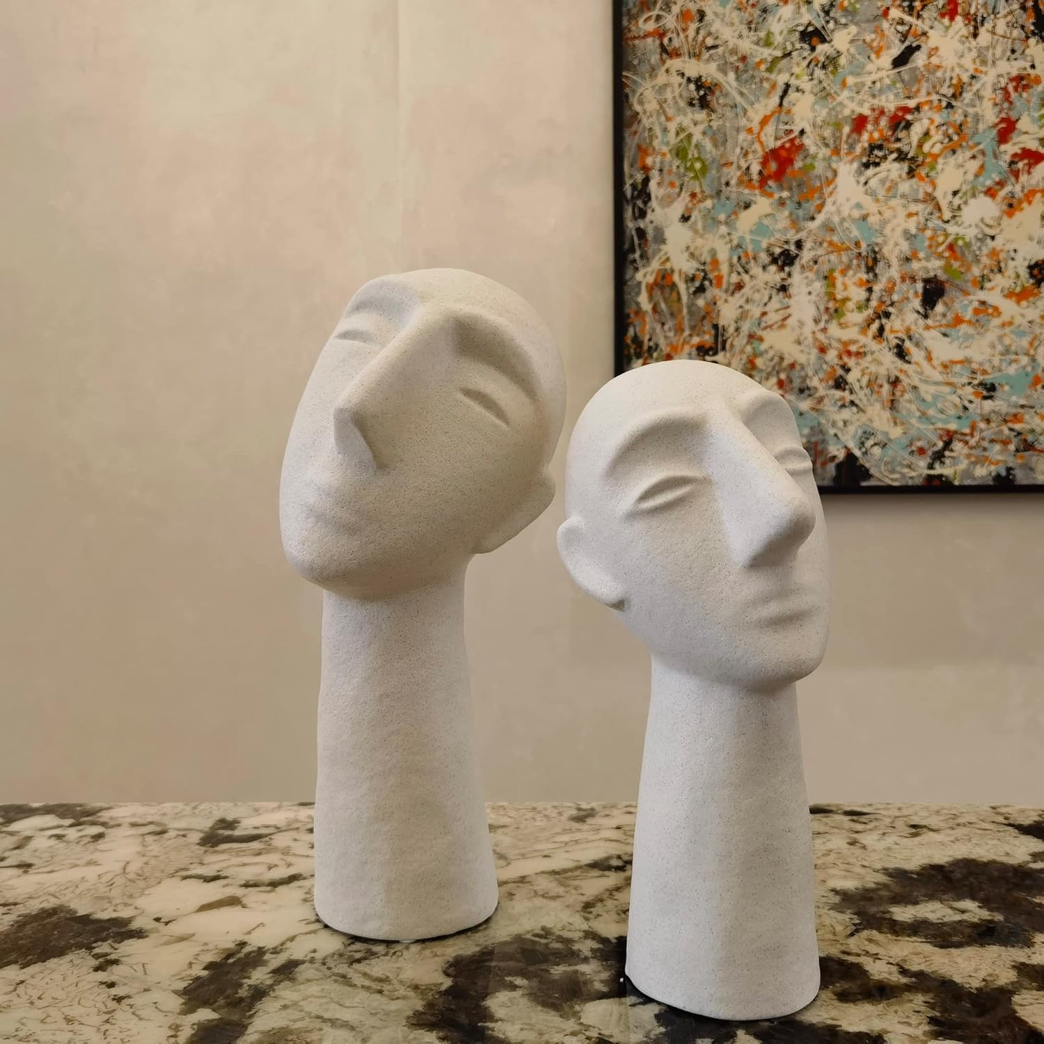 Abstract Ceramic Sculpture - 118 Inch Home Decor Statue