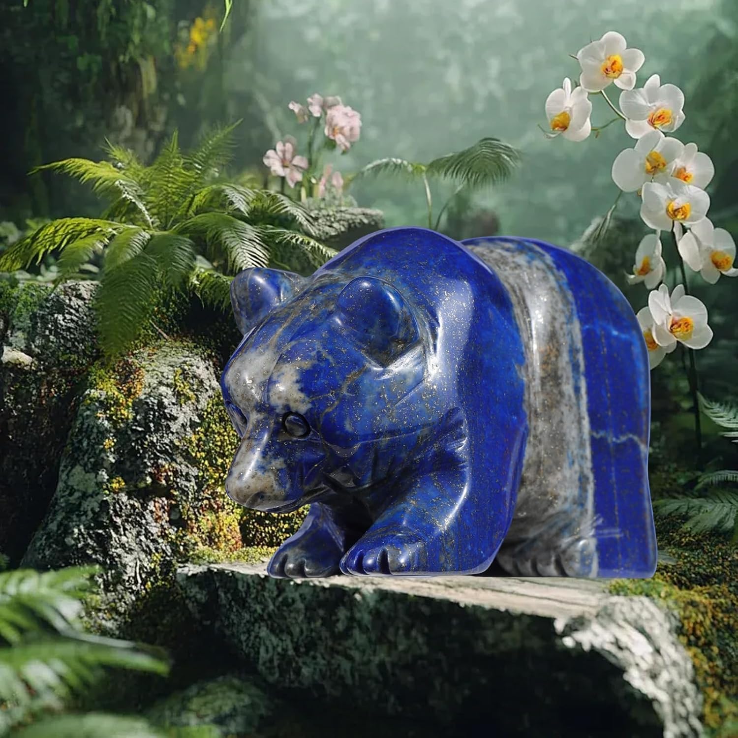 3 Inch Bear Figurine Gift for Home Office Decor