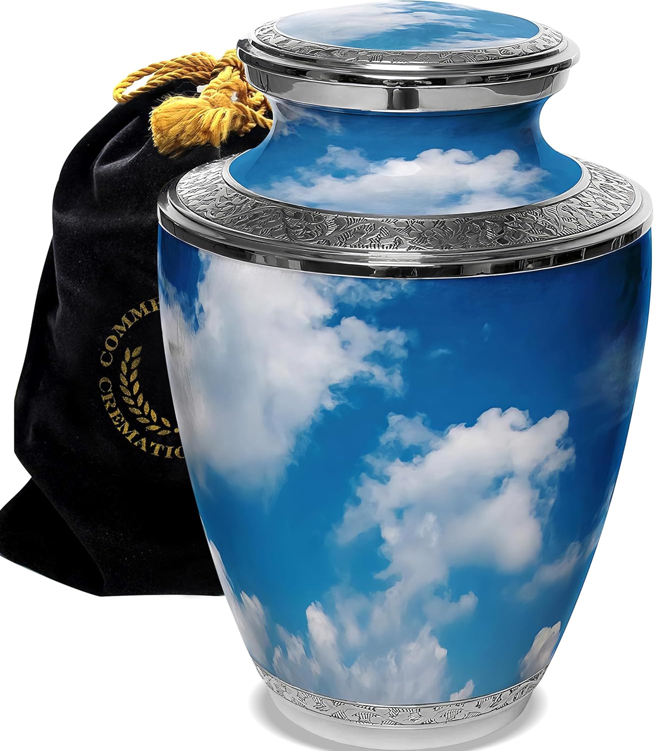 Prime Preferred Choice Heavenly Clouds Decorative Urns for Human Ashes