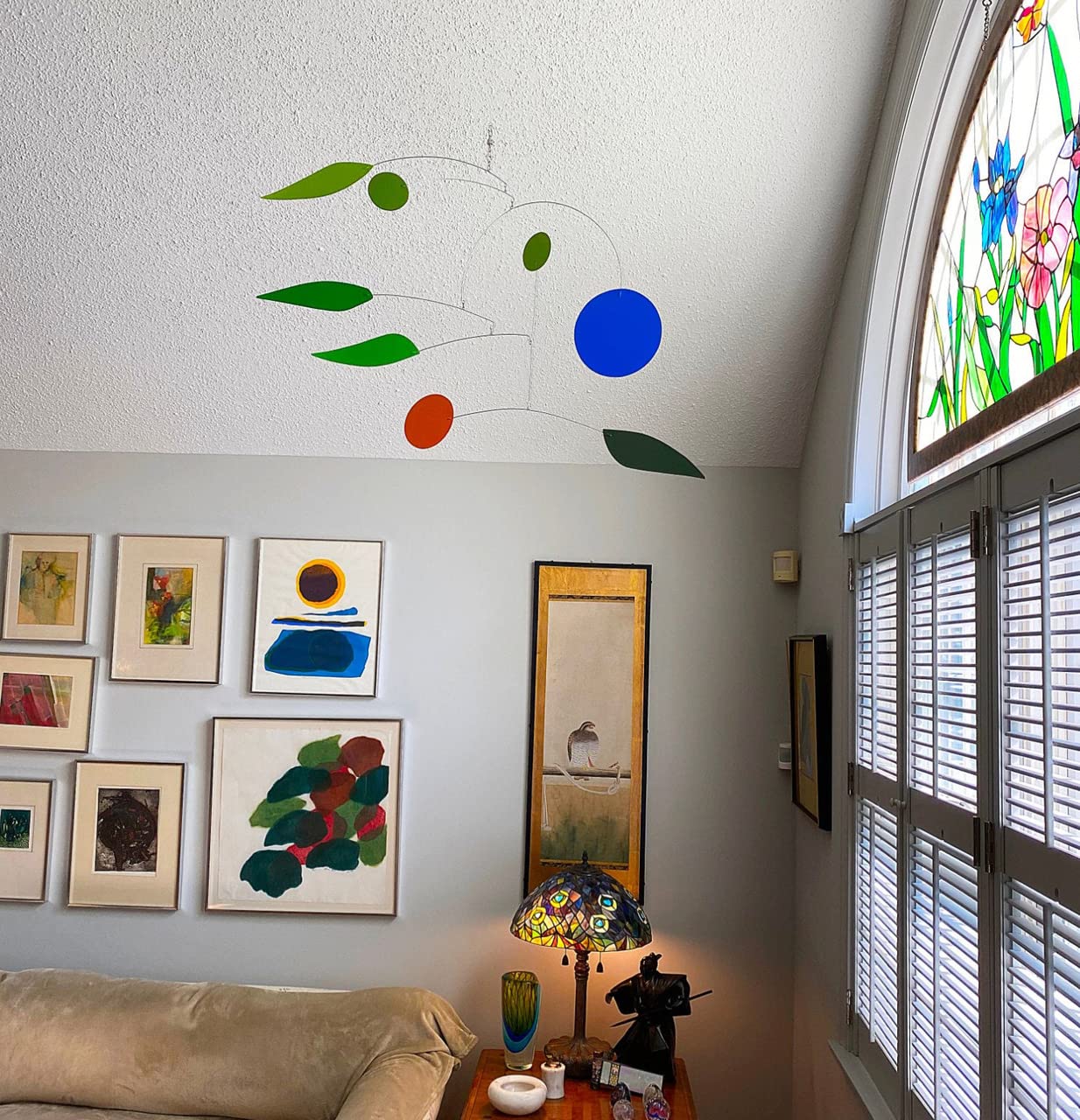 The Pinwheel Mobile Midcentury Modern Indoor Outdoor Decor