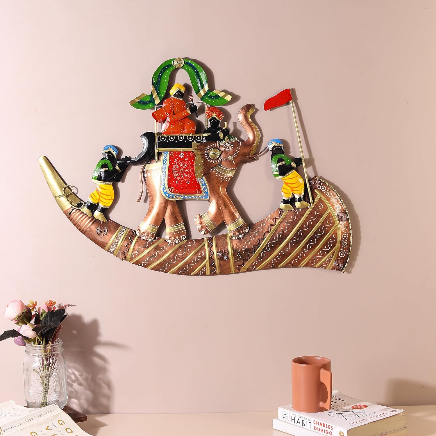 Rajasthani Baraat Wall Decor Metal Wall Art