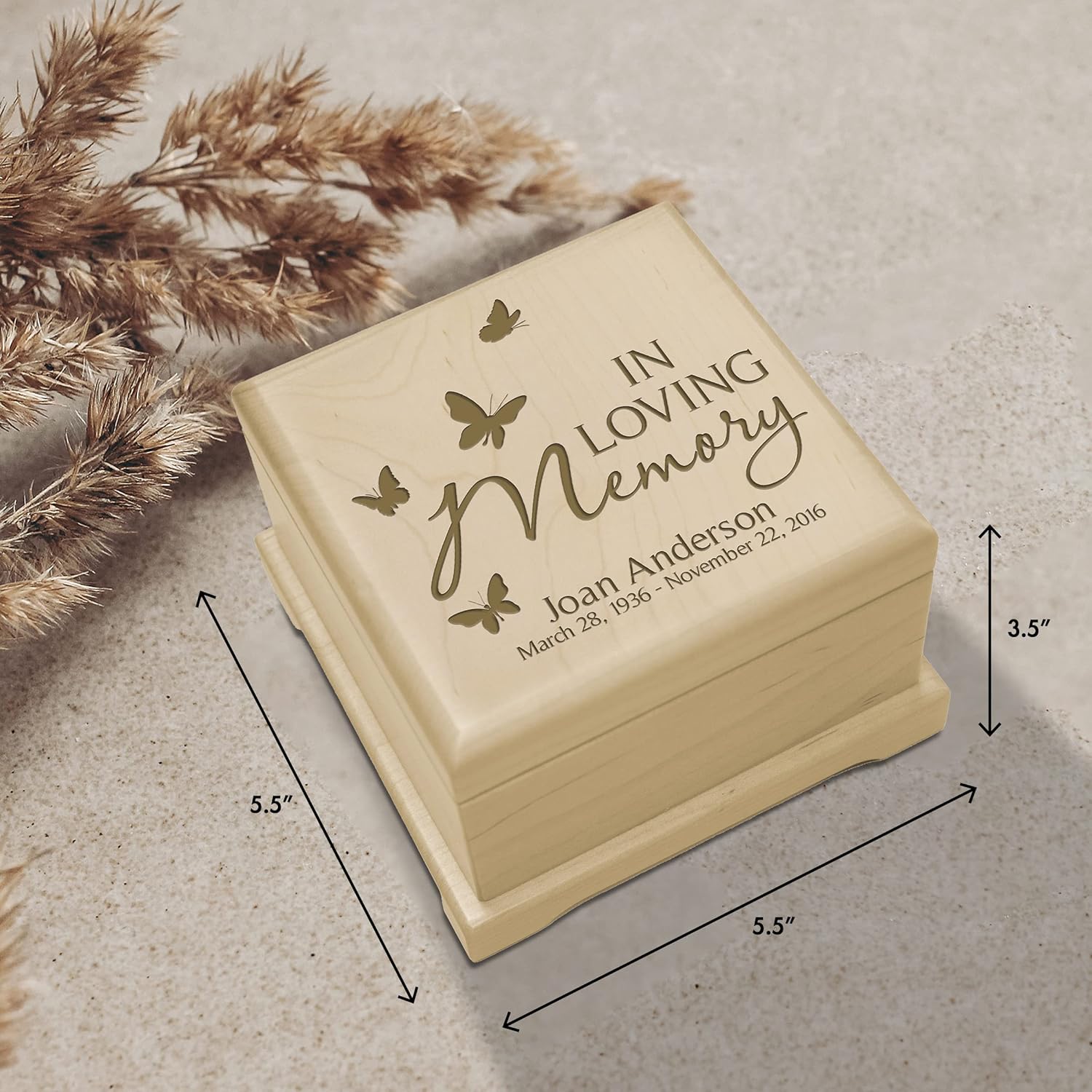 LifeSong Milestones Unique Urns for Ashes Personalized Memorial Gifts