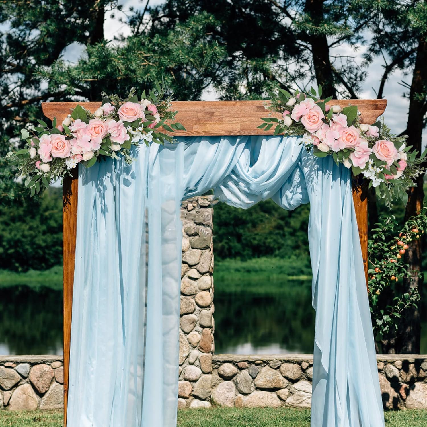 Treetdov Rose Swag Flowers Wedding Arch Artificial Decor