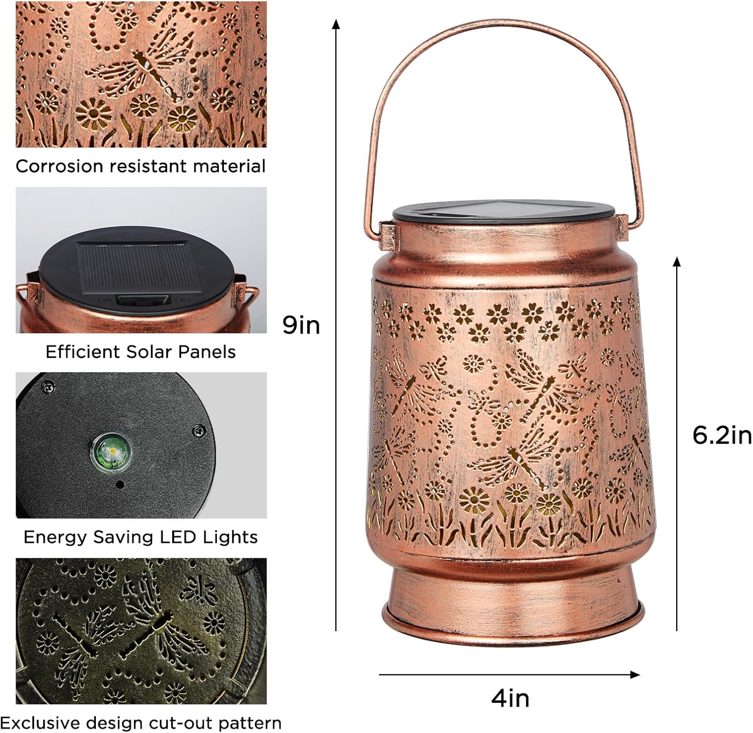 Styleonme Dragonfly Solar Light Decor