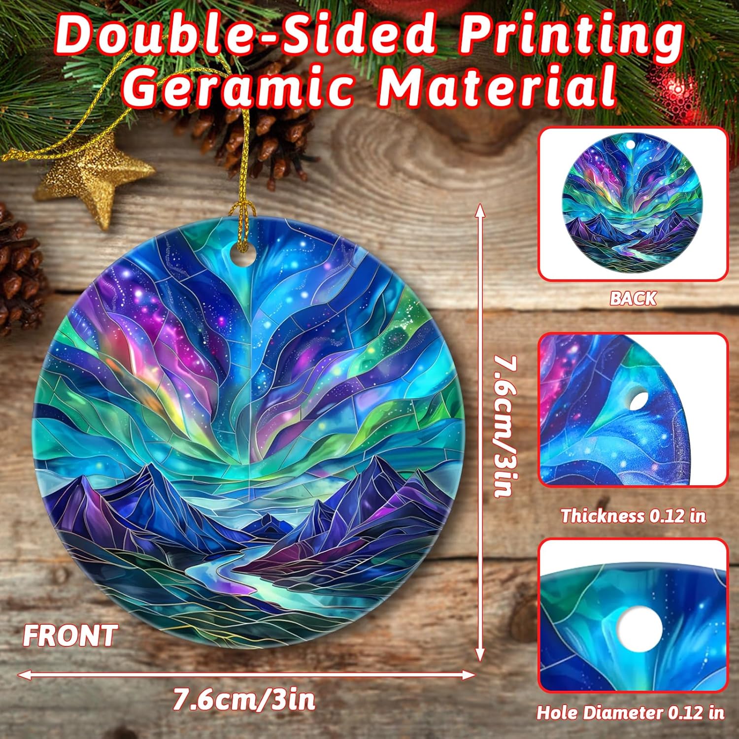 Christmas Tree Decorations Northern Lights Ornament