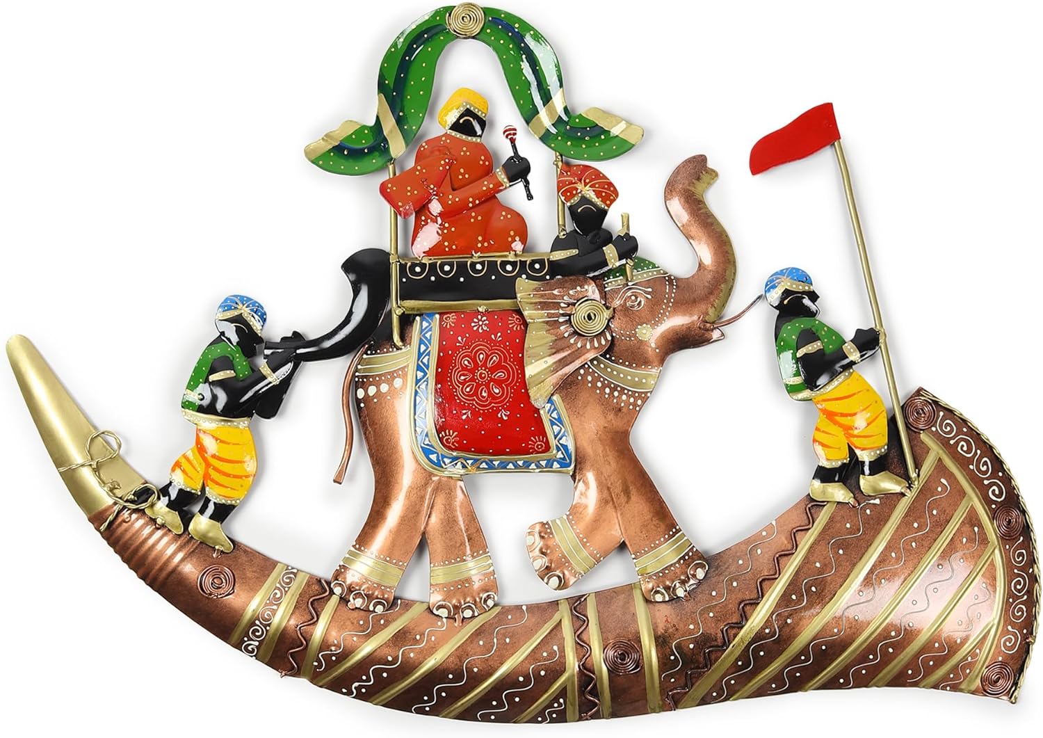 Rajasthani Baraat Wall Decor Metal Wall Art