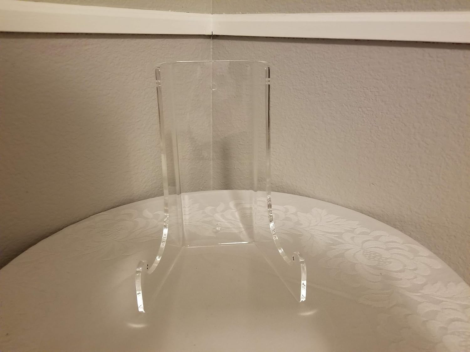 Clear Choice Double Bend Acrylic Easel Stand 65 H 316 Thick