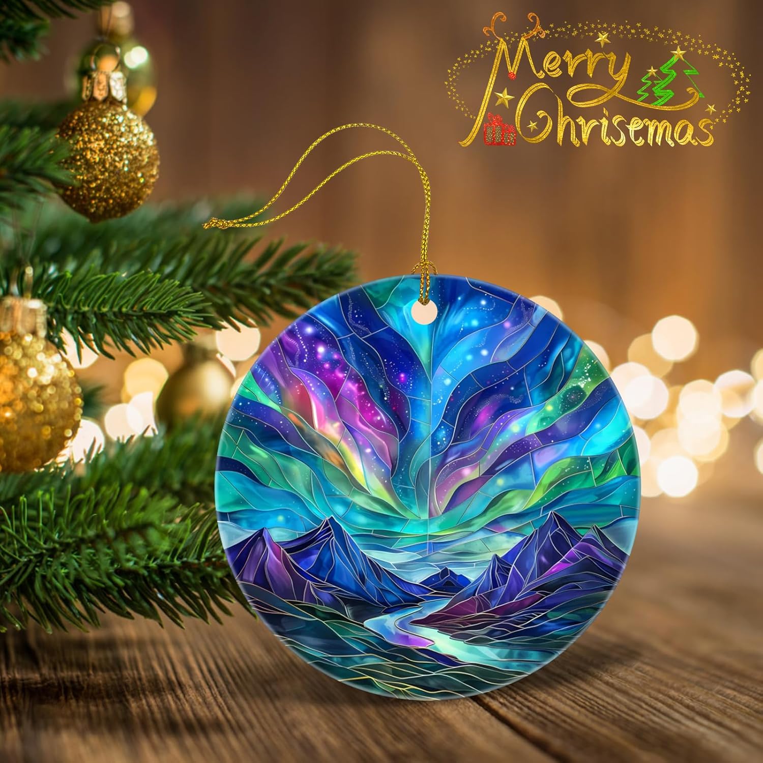 Christmas Tree Decorations Northern Lights Ornament
