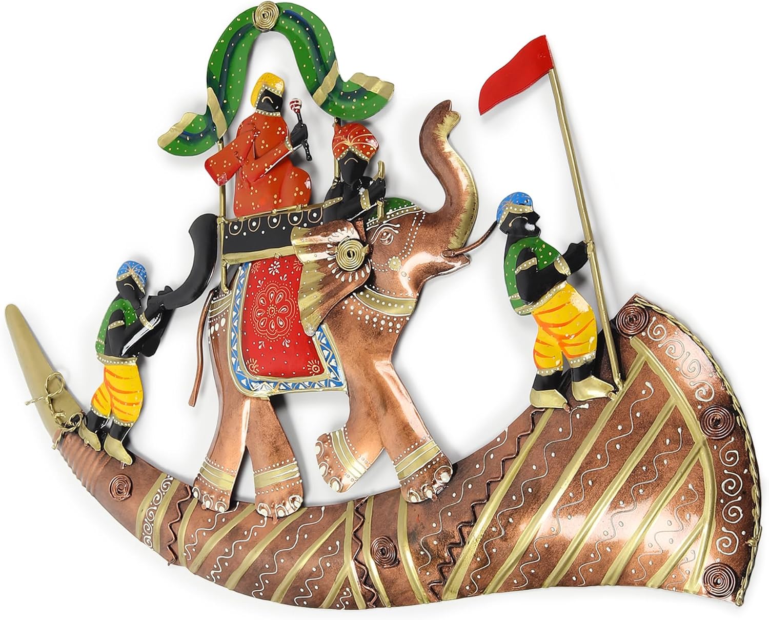 Rajasthani Baraat Wall Decor Metal Wall Art