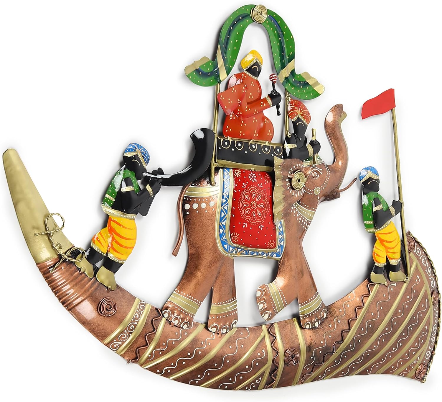 Rajasthani Baraat Wall Decor Metal Wall Art