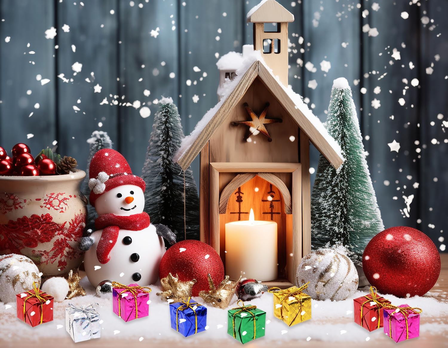 Penta Angel Christmas Tree Mini Boxes 36Pcs Assorted Color