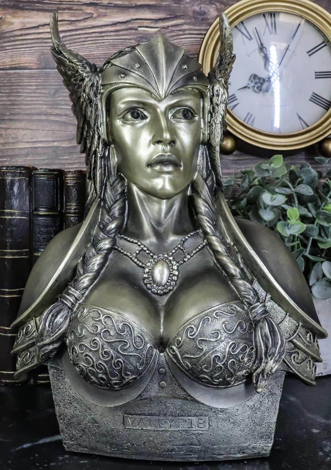 Ebros Norse Goddess Valkyrie Bust Statue 11 Inch Decorative Figurine