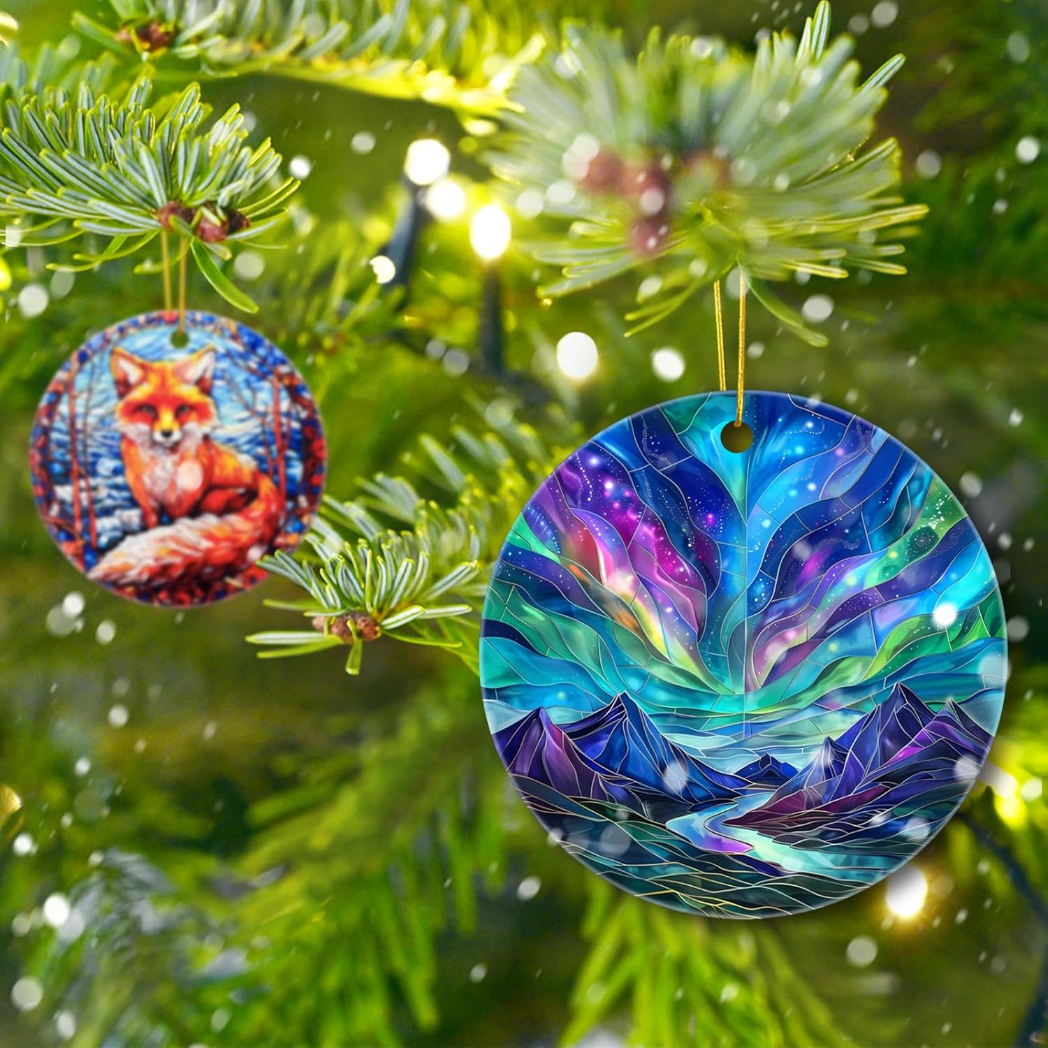 Christmas Tree Decorations Northern Lights Ornament