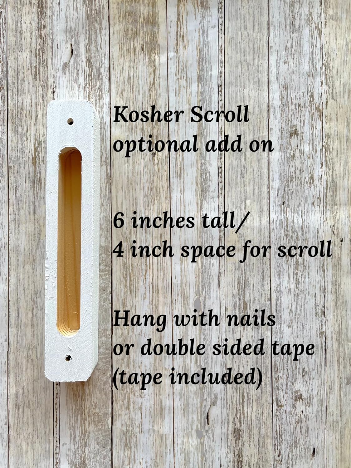 Lea Joelle Unicorn Mezuzah with Rainbow and Stars - Handmade Scroll Case Dark Pink