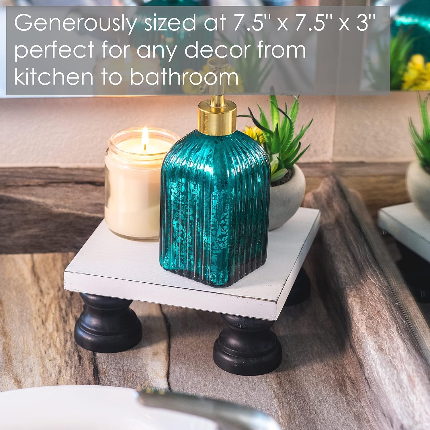 Farm and Posh Decorative Riser Pedestal Display Stand 1
