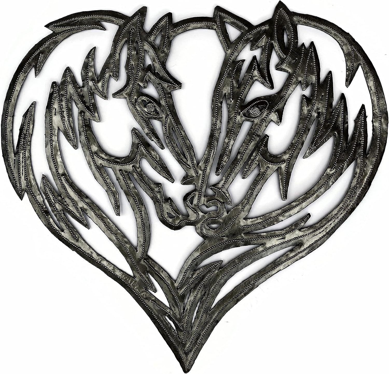 Horse Family Wall Hanging Metal Art
