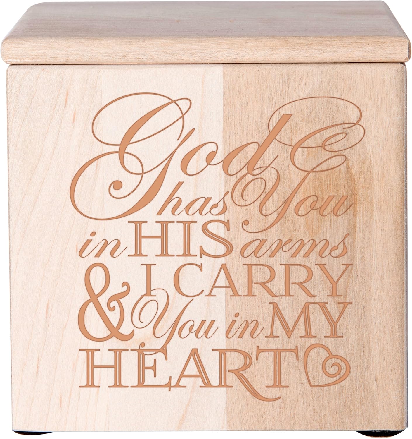 LifeSong Milestones Cremation Urn - Maple Small Keepsake Box