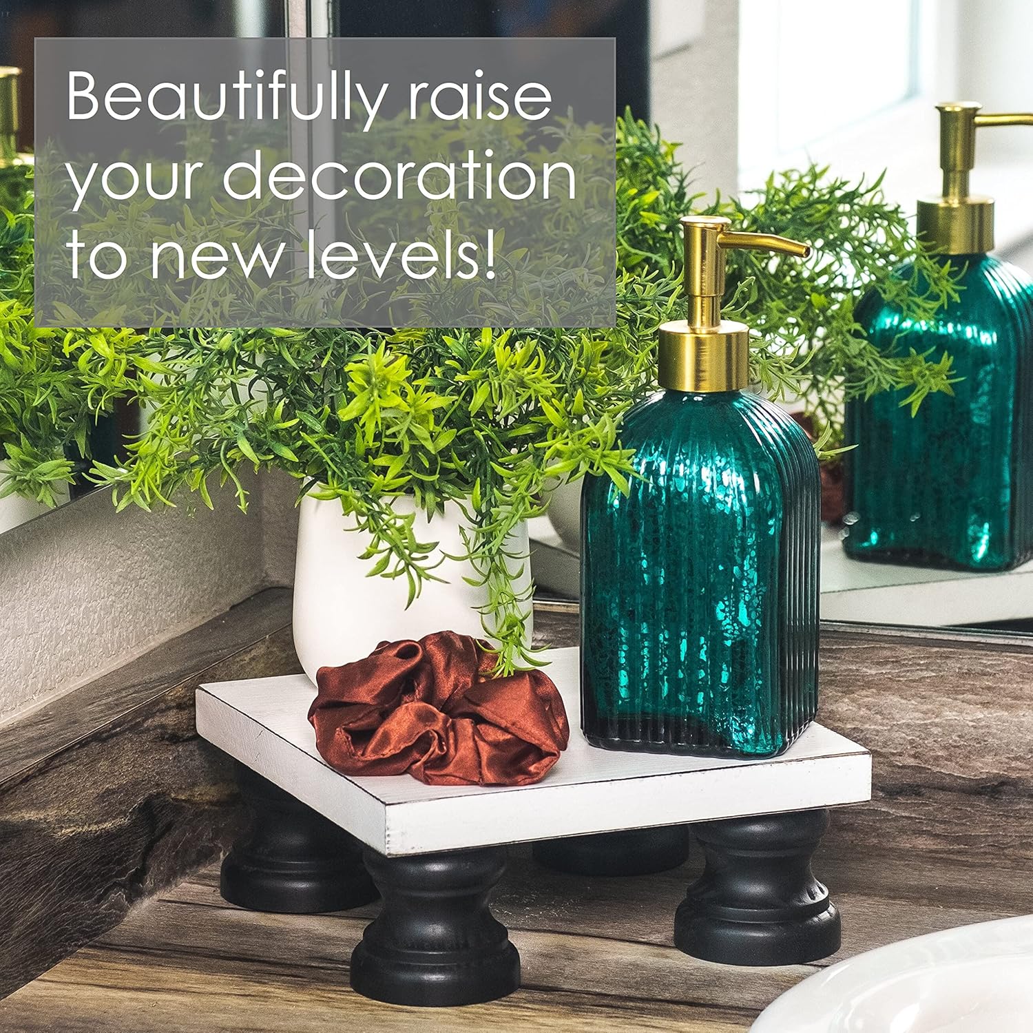 Farm and Posh Decorative Riser Pedestal Display Stand 1