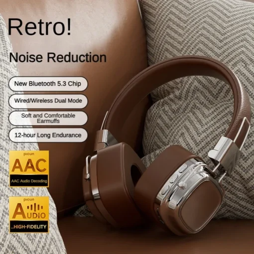 2024 New CR-8 Classic Over Ear Headsets