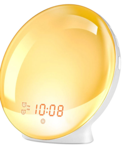 Wake Up Light Alarm Clock with Sunrise/Sunset Simulation Dual Alarms